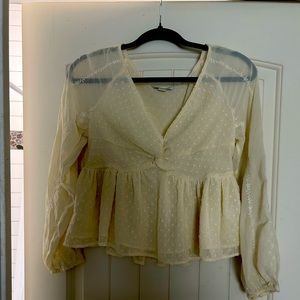 American Eagle sheer shirt size small